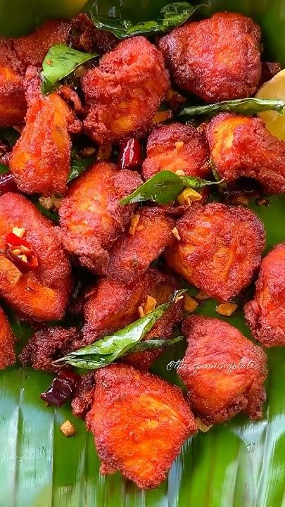 Golden, crispy pieces of fried chicken